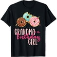 thumbnail image 1 of Grandma of the Birthday Girl Donut Birthday Party Theme T-Shirt, 1 of 4