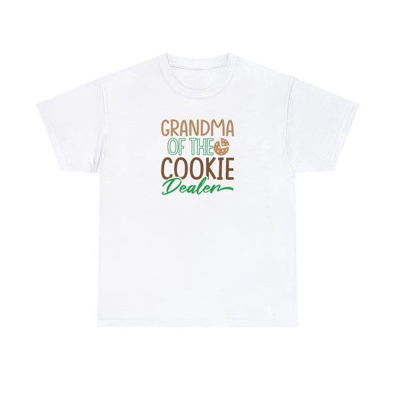 Grandma of the Cookie Dealer Girl Scout Grandma Unisex Heavy Cotton Tee