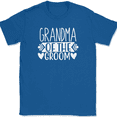 thumbnail image 1 of Grandma of the Groom T-Shirt Wedding Party Bride Event Group Tees - Royal Blue, 4XL, 1 of 1