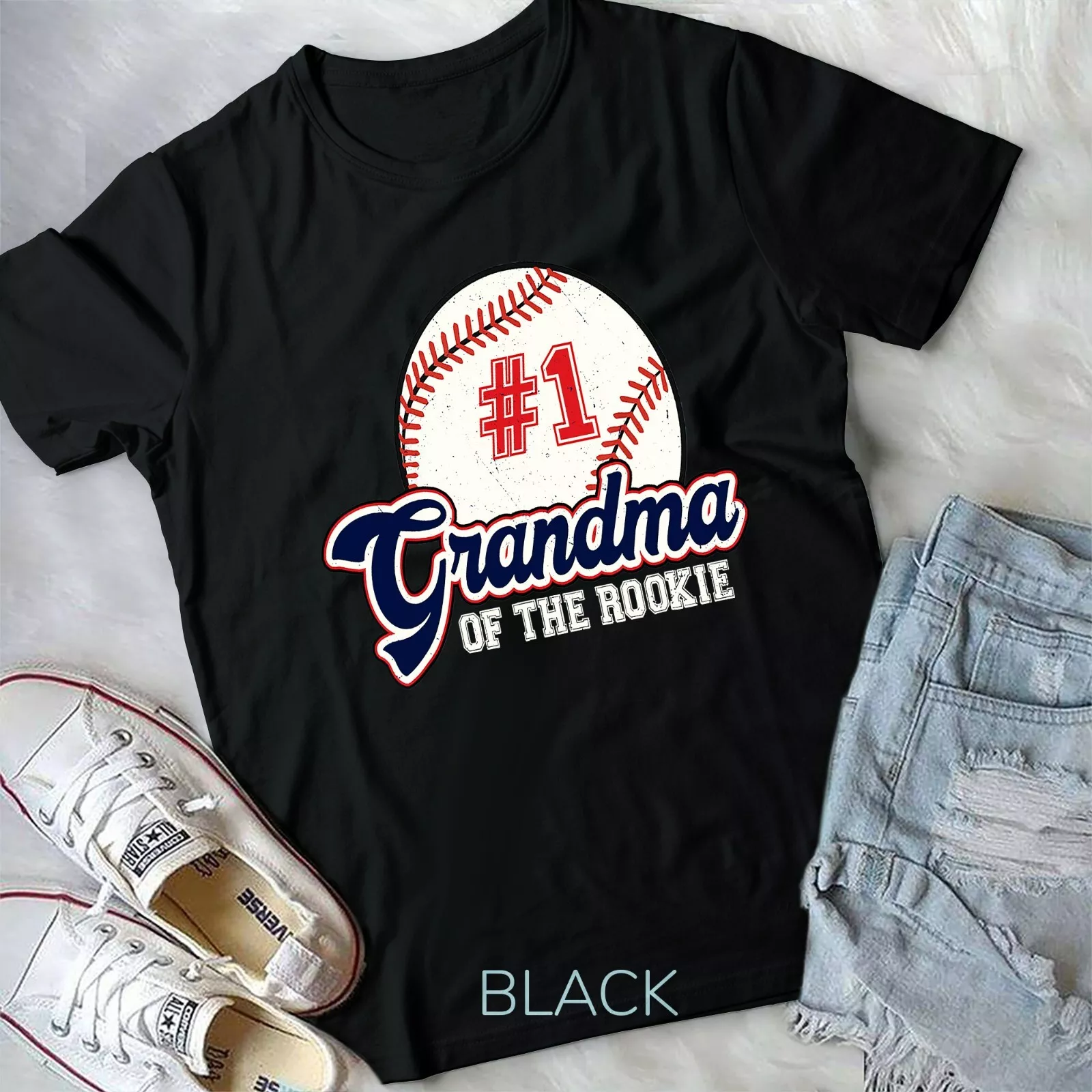 Grandma of the Rookie Tee, Rookie of the Year, and Baseball Nana Unisex T-Shirt, up to 5XL
