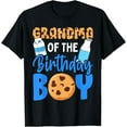 thumbnail image 1 of Grandma of the birthday boy Milk and Cookies 1st birthday T-Shirt, 1 of 5
