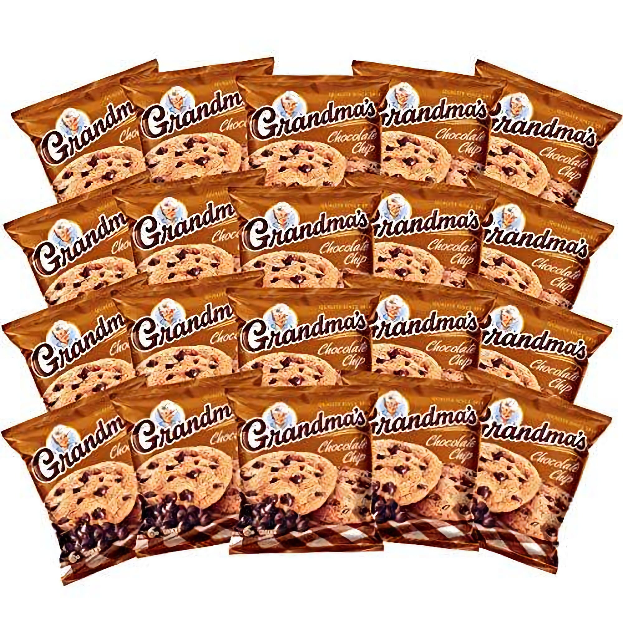 Grandma's Chocolate Chip Cookies, 2 Count Package, Pack of