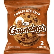 Grandma’s Cookies, Chocolate Chip Cookie, 2.875 oz Cookies Pack, (Single Pack) (Packaging May Vary)