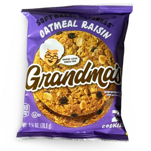 Grandma's Cookies Oatmeal Raisin, 20 pk