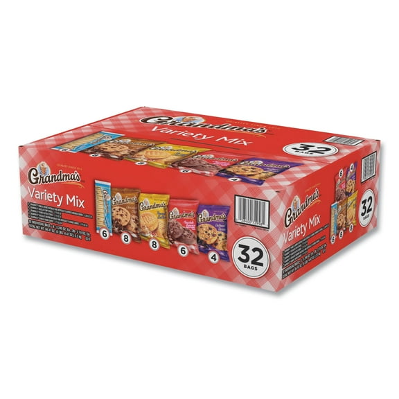 Grandma's FRI73977 Cookies Variety Tray - Assorted Flavors (32/Carton)