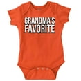 thumbnail image 1 of Grandma's Favorite Cute Grandchild Romper Boys or Girls Infant Baby Brisco Brands 12M, 1 of 6