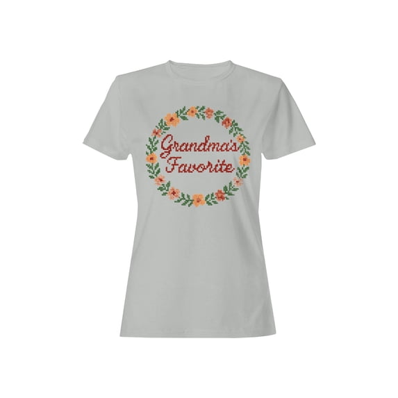Grandma's Favorite Floral Design Women's T-shirt