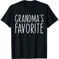 thumbnail image 1 of Grandma's Favorite Funny Grandparent Grandchild T-Shirt, 1 of 3