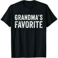 thumbnail image 1 of Grandma's Favorite Funny Grandparent Grandchild Vintage T-Shirt, 1 of 4