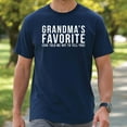 thumbnail image 1 of Grandma’s Favorite Funny T-Shirt – Gift for Grandson or Granddaughter, Cute Family Humor Tee, 1 of 5