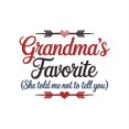 thumbnail image 1 of Grandma’s Favorite PNG | Funny Family Quote Sublimation Design | Mother’s Day Grandma Gift, 1 of 5