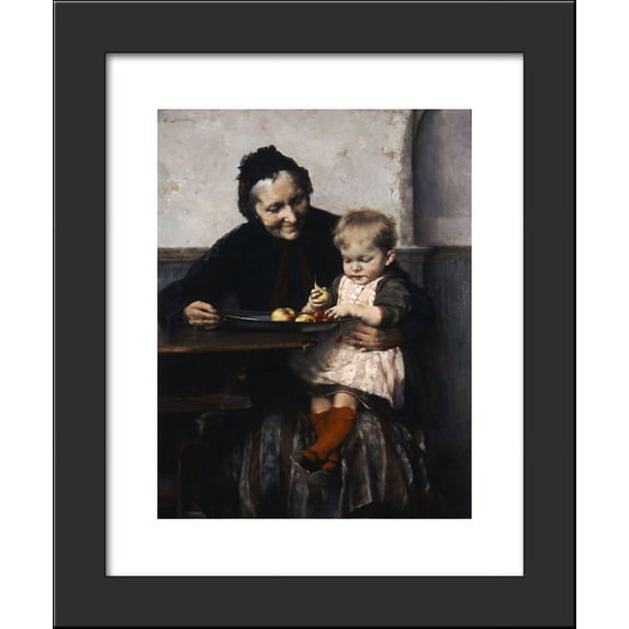 Grandma's Favourite 20x24 Framed Art Print by Georgios Jakobides