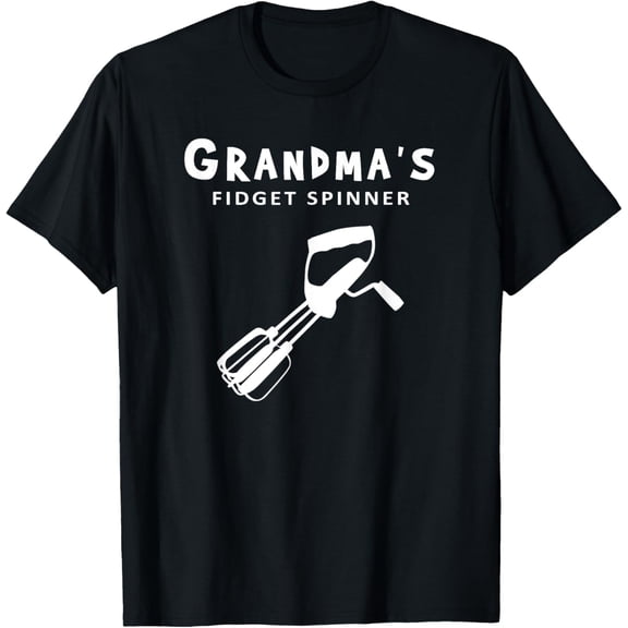 Grandma's Fidget Spinner Funny Retro T-shirt