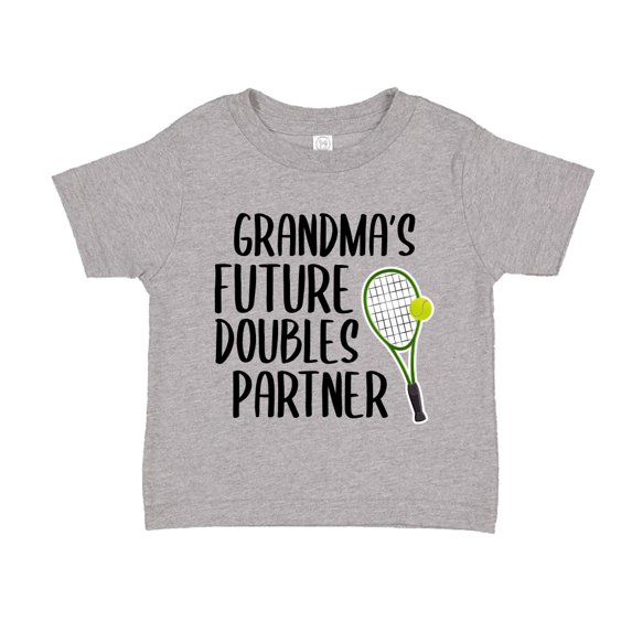 Grandma's Future Doubles Partner Toddler T-Shirt 2T Athletic Heather