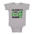 thumbnail image 1 of Grandma's Little Lucky Charm Baby Bodysuit One Piece NB Athletic Heather, 1 of 3