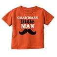 thumbnail image 1 of Grandma's Little Man Funny Grandson Youth T Shirt Tee Boys Infant Toddler Brisco Brands 6M, 1 of 5