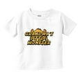 thumbnail image 1 of Grandma's Little Monster Grandchild Toddler Boy Girl T Shirt Infant Toddler Brisco Brands 12M, 1 of 6