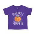 thumbnail image 1 of Grandma's Little Pumpkin Toddler T-Shirt 3T Purple, 1 of 3