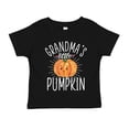 thumbnail image 1 of Grandma's Little Pumpkin Toddler T-Shirt 4T Black, 1 of 3