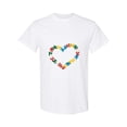 thumbnail image 1 of Grandma's Love Puzzle Piece Heart For Autism Awareness Gift Unisex T-Shirt, 1 of 2