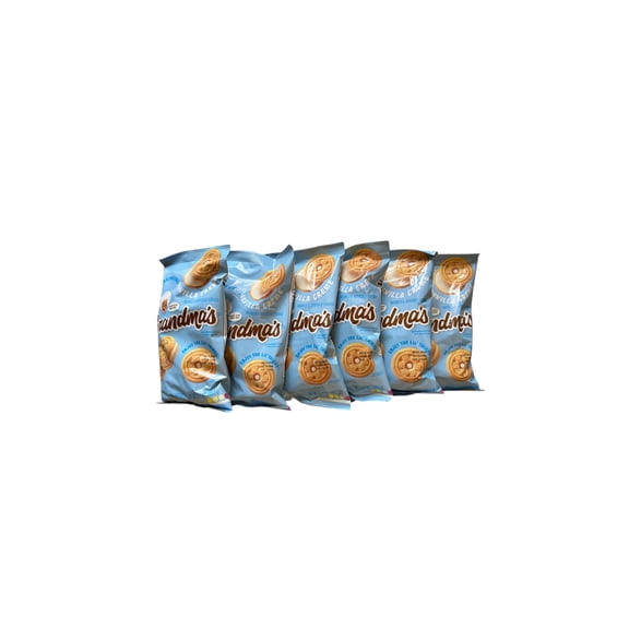 Grandma's Mini Sandwich Crmes Vanilla Flavored Cookies, 6 Count