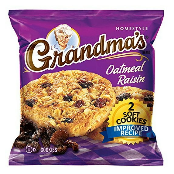 Grandma's Oatmeal Raisin Cookie - 2 cookies per pk. - 60 ct.