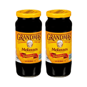 Grandmas Original Molasses, Unsulphured, 12 fl oz Jar Pack of 2