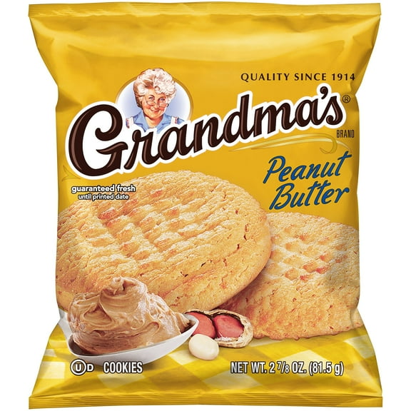 Grandma's Peanut Butter Cookies 2.875 oz. Bag