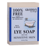 Grandmas Pure & Natural Lye Bath Soap, 6 oz