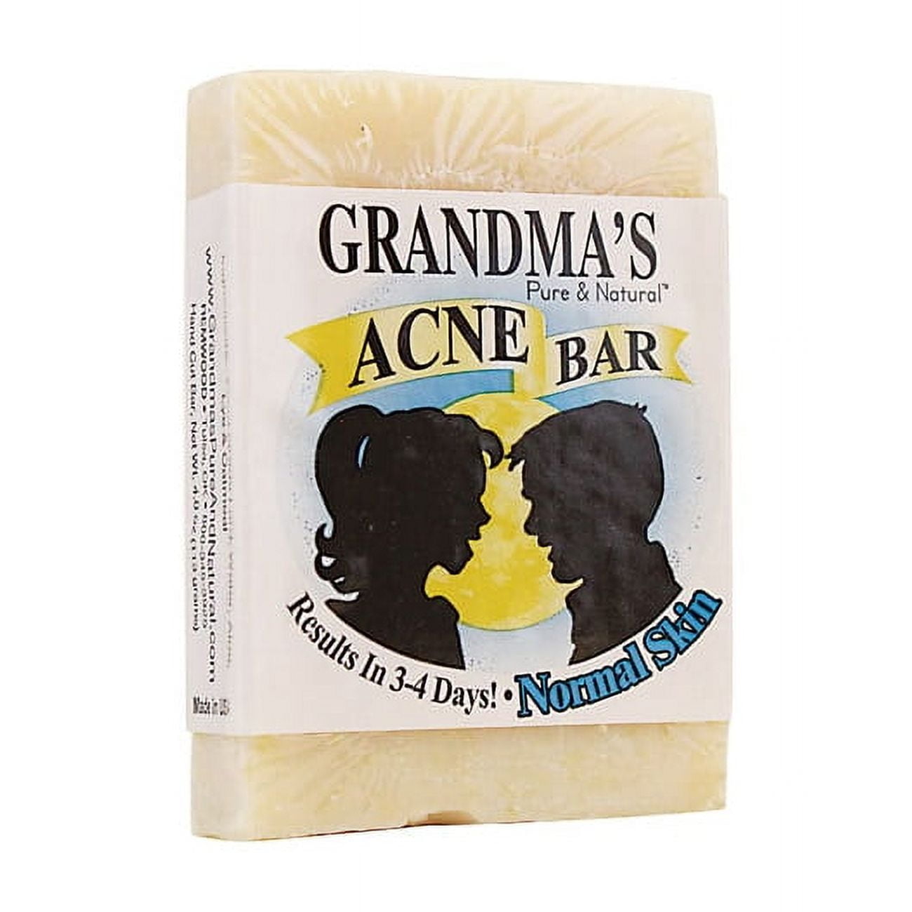 Grandma's Pure & Natural Secrets of Suzanne Acne Bar, 4 fl Oz