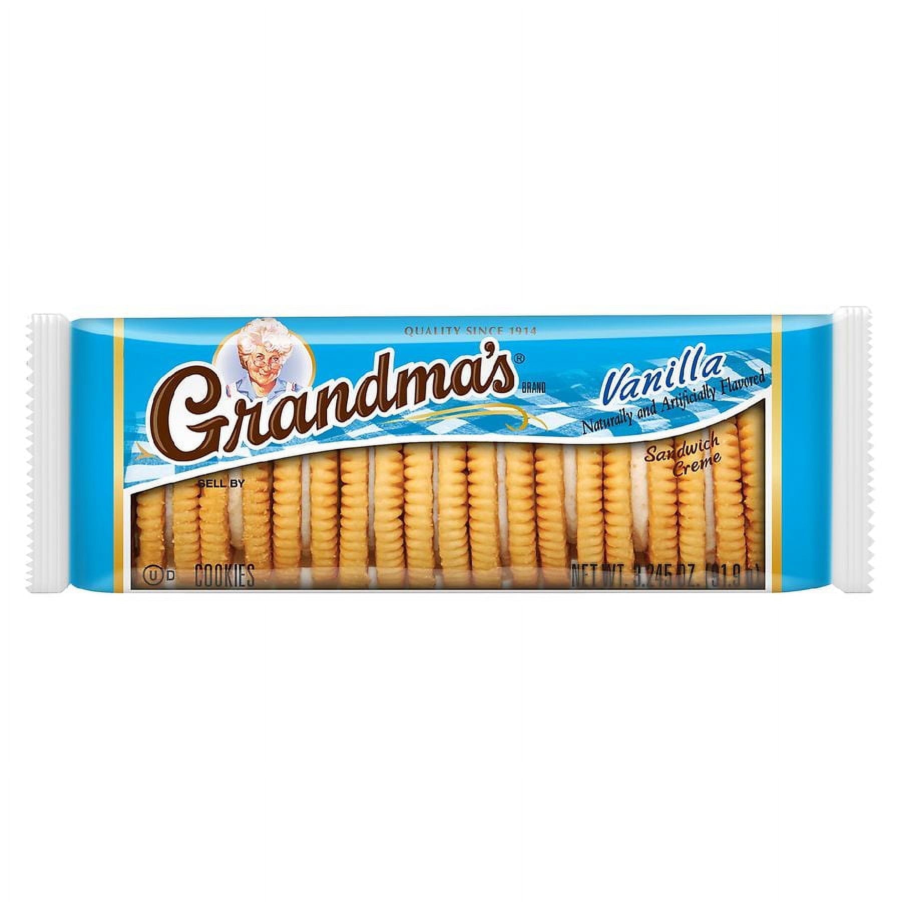 Grandma's Vanilla Creme Sandwich Cookies - 3.25 oz (Packaging May Vary)