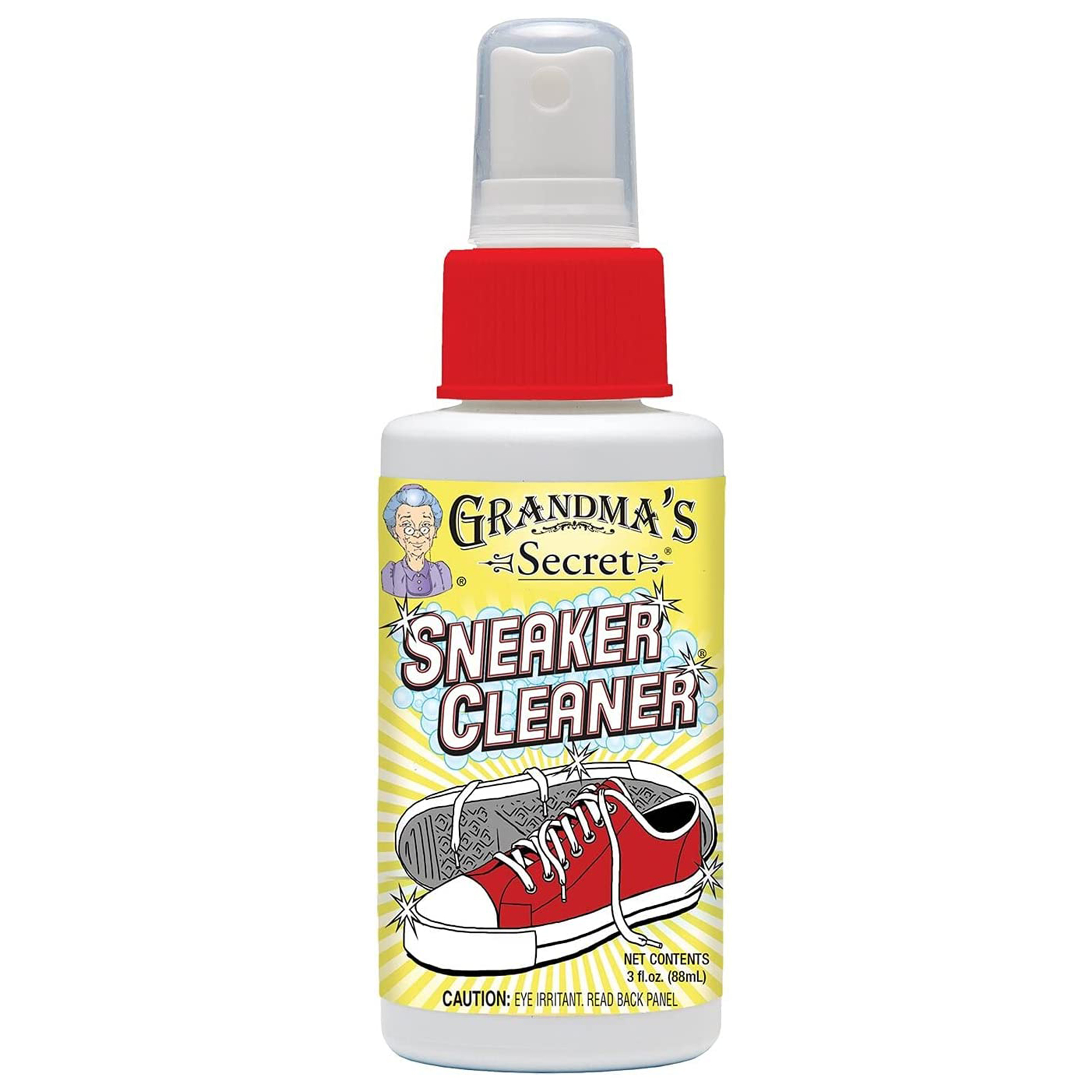 Grandma s Secret Sneaker Cleaner Stain Remover Shoe Cleaner for Rubber Canvas Leather 3oz Walmart