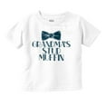 thumbnail image 1 of Grandma's Stud Muffin Cute Bow Tie Youth T Shirt Tee Boys Infant Toddler Brisco Brands 6M, 1 of 5