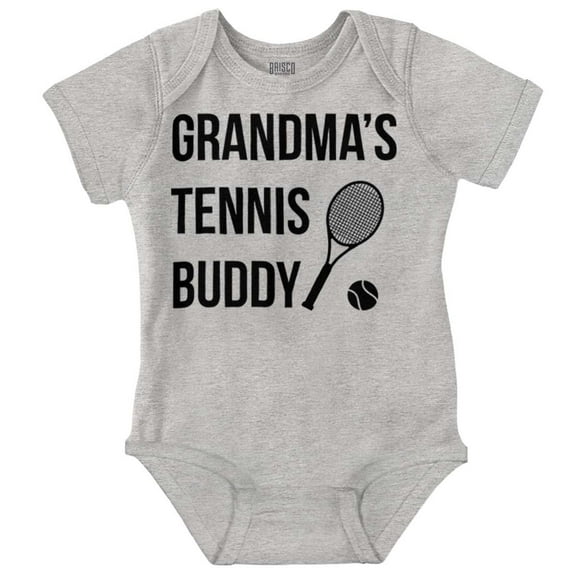 Grandma's Tennis Buddy Athletic Romper Boys or Girls Infant Baby Brisco Brands 12M