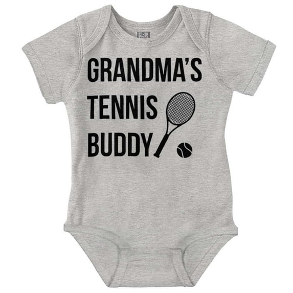 Grandma's Tennis Buddy Athletic Romper Boys or Girls Infant Baby Brisco Brands 18M