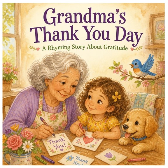 Grandma & Grandpa Adventures: Rhyming Pi Grandma's Thank You Day: A Rhyming Story About Gratitude A Heartwarming Picture Book About Thankfulness, Kindness, Famil, Book 19, (Paperback)