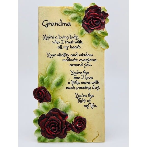  Grandmas Ultimate Love Plaque  A Gift of Forever Love! 
