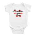 thumbnail image 1 of Grandma was Here Funny Baby Outfits Boy Girl Unisex, 1 of 5