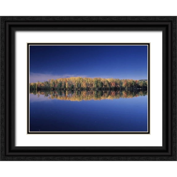 Grandmaison, Mike 14x11 Black Ornate Wood Framed with Double Matting Museum Art Print Titled - Canada, Ontario, Quebec, Ottawa River