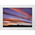 thumbnail image 1 of Grandmaison, Mike 18x13 White Modern Wood Framed Museum Art Print Titled - Clouds at sunset over the Canadian Rockies, 1 of 4