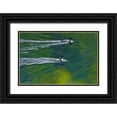 thumbnail image 1 of Grandmaison, Mike 24x17 Black Ornate Wood Framed with Double Matting Museum Art Print Titled - Canada, Ontario Common loons on Killarney Lake, 1 of 4