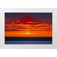 thumbnail image 1 of Grandmaison, Mike 24x17 White Modern Wood Framed Museum Art Print Titled - Canada, Prince Albert Sunset over Waskasiuw Lake, 1 of 4