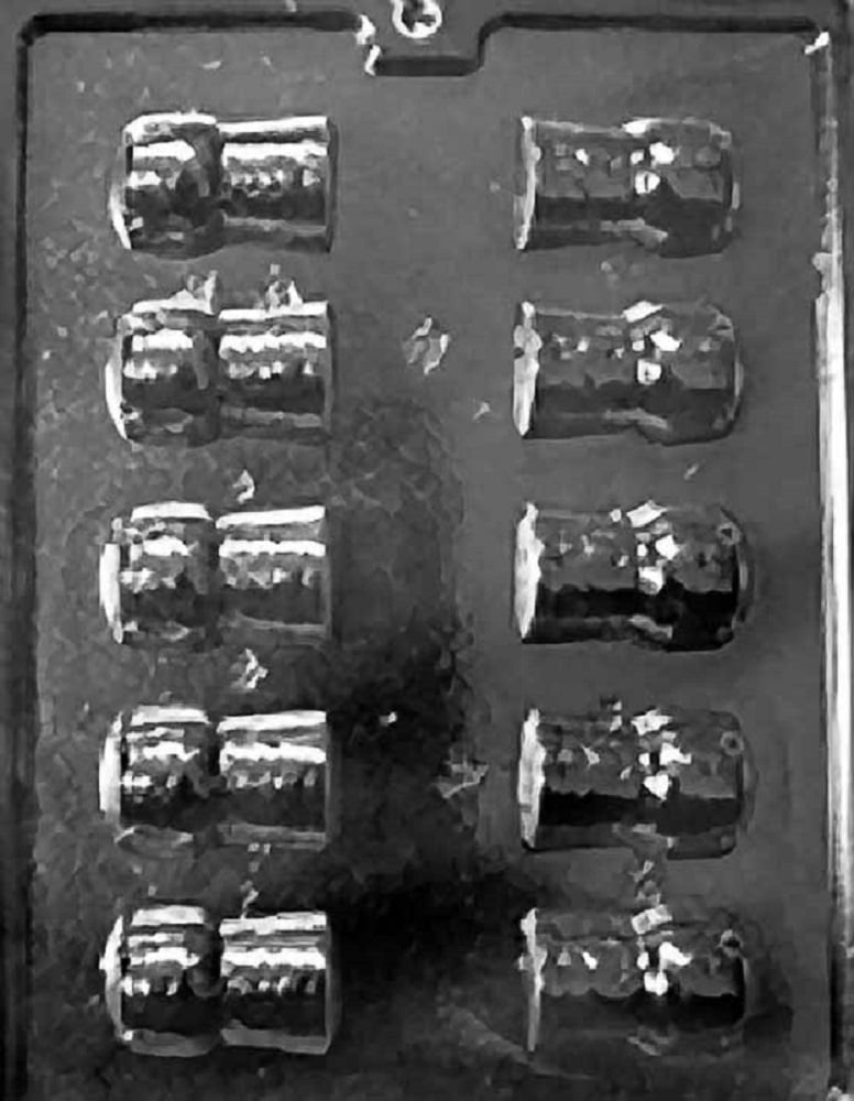 Cybrtrayd Life of the Party Teacher's Kit Apple, Ruler, Schoolbus, Stapler Chocolate Candy Mold in Sealed Protective Poly Bag Imprinted with Copyrighted Cybrtrayd Molding Instructions