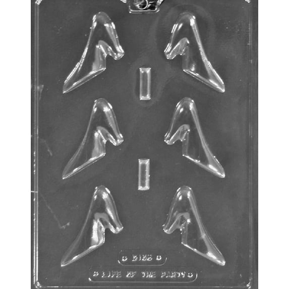 Grandmama's Goodies D106 Small 3D High Heel Chocolate Candy Soap Mold with Exclusive Molding Instructions