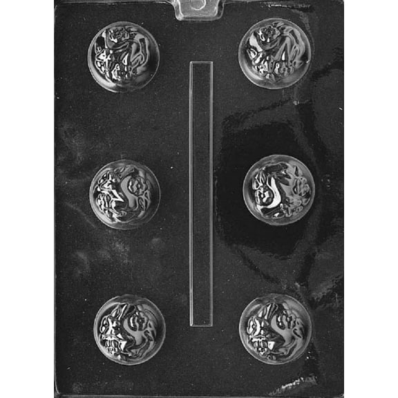 Grandmama's Goodies E019 Marshmallow Puffs Easter Chocolate Candy Soap Mold with Exclusive Molding Instructions