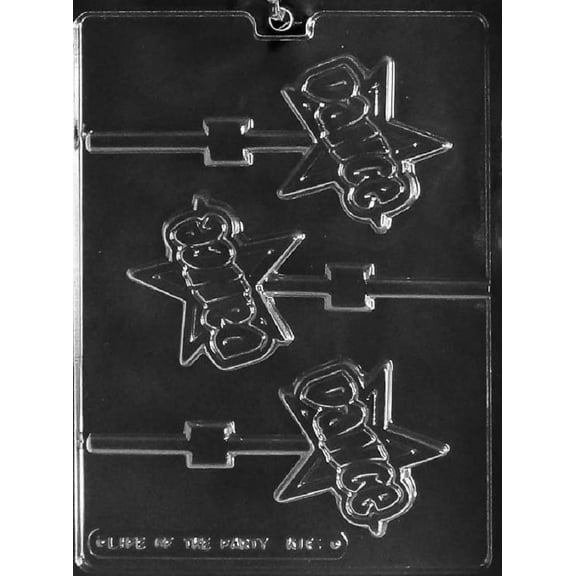 Grandmama's Goodies K161 Dance Lollipop Chocolate Candy Soap Mold with Exclusive Molding Instructions