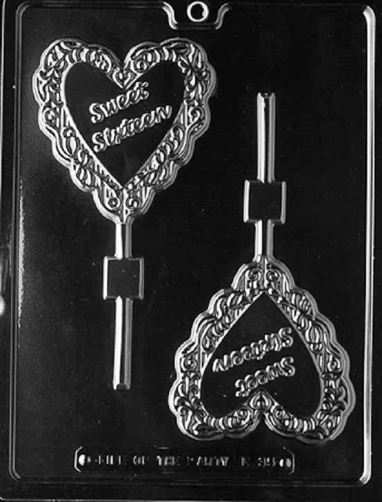Grandmama's Goodies Sweet Sixteen 16 Lollipop Chocolate Candy & Soap Mold - Food Grade PETG Plastic With Instructions