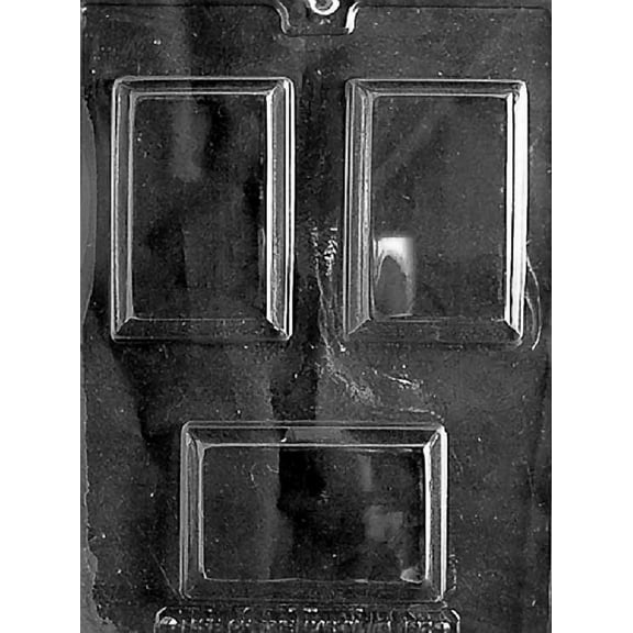 Grandmama's Goodies M192 Rectangular Soap Bar Chocolate Candy Soap Mold with Exclusive Molding Instructions
