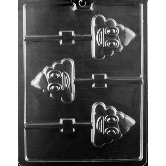 Grandmama's Goodies M259 Pooh Poop Lollipop Chocolate Candy Mold with Exclusive Molding Instructions