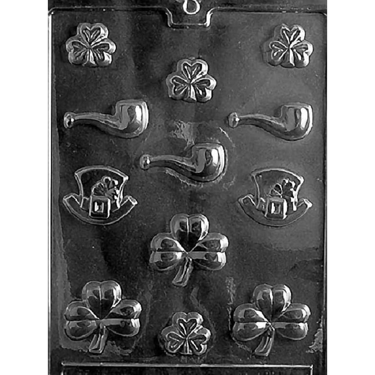 Grandmama's Goodies St. Patrick's Day Shamrock Chocolate Candy Soap Mold With Instructions